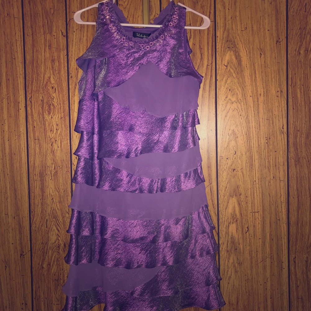 Like new beautiful purple dress